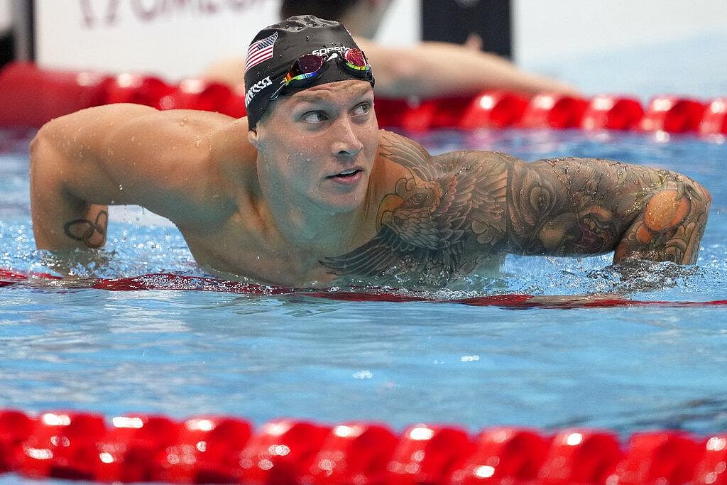 Living up to the hype: Caeleb Dressel wins first individual Olympic ...