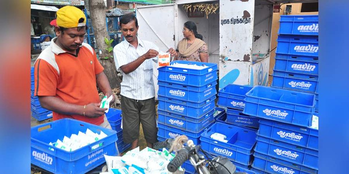 Aavin Chithode Aavin to hike milk-processing capacity by 7 lakh litres per day