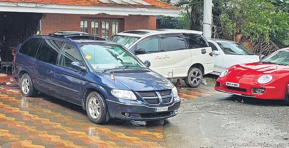 Monson Mavunkal's 30odd luxury cars are mostly registered in other states