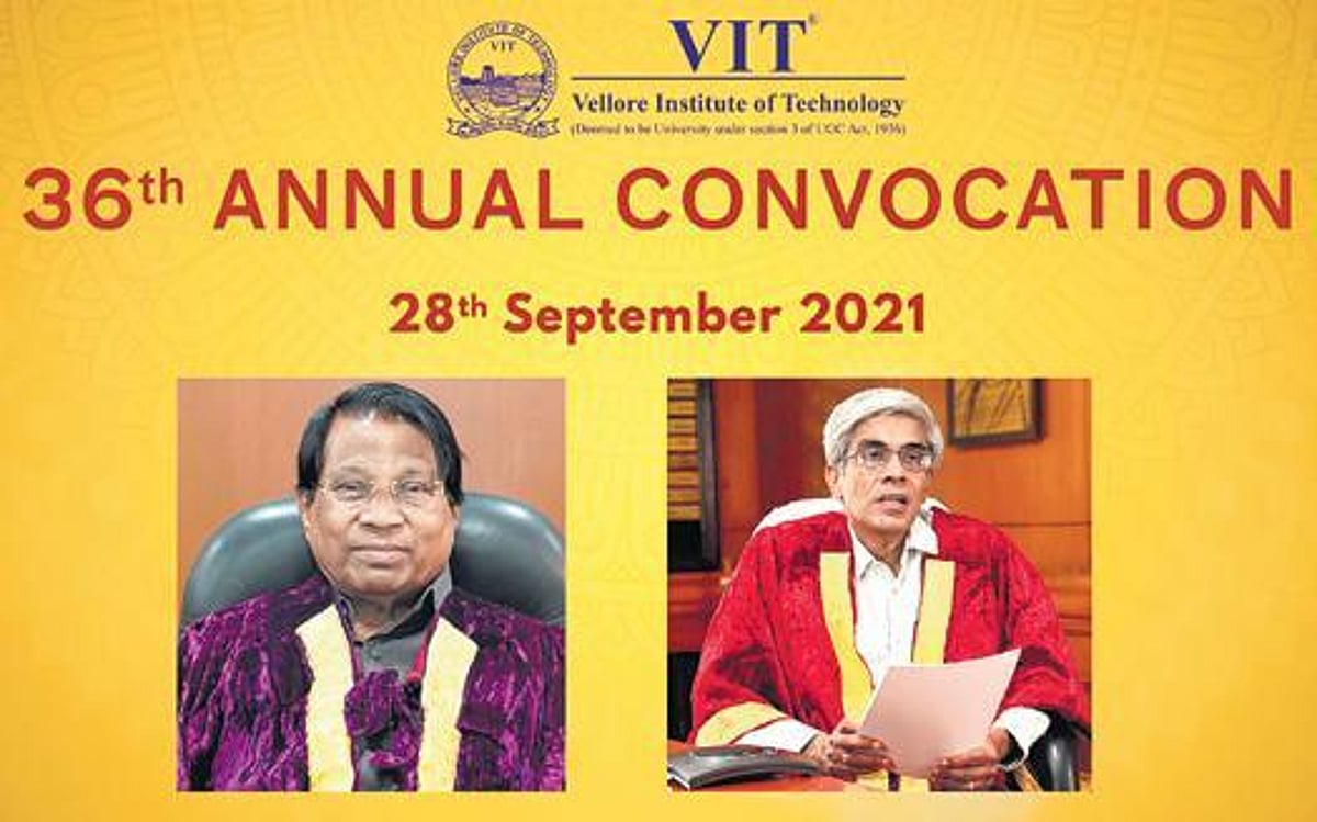 Vnit Convocation VIT holds 36th annual convocation virtually