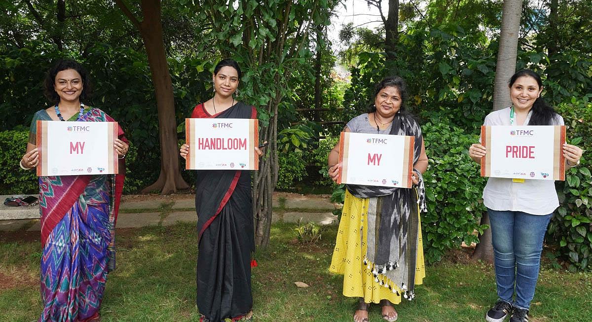 Handloom mela in Hyderabad's IT corridor