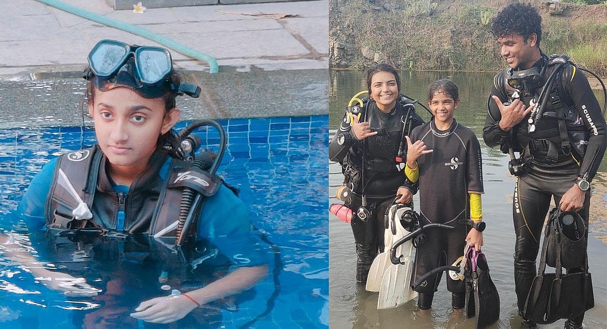 Bengalurubased siblings world’s youngest certified scuba divers