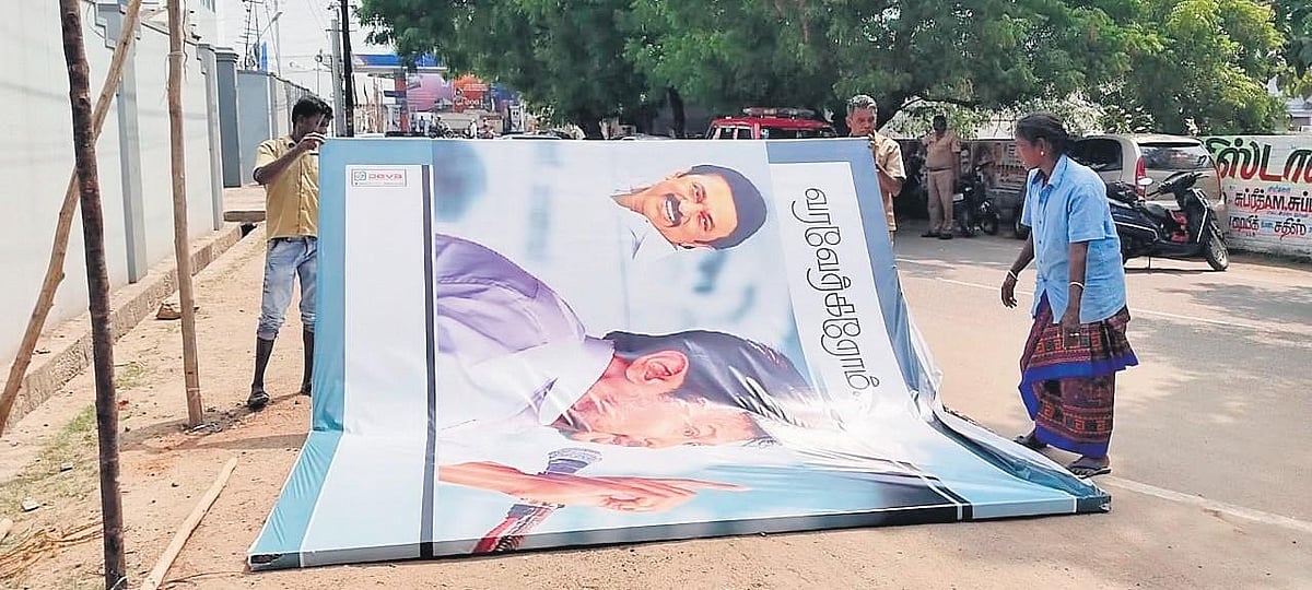 After court fiat, illegal flex boards vanish from Tirunelveli in minutes