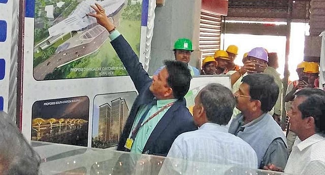 Railway Board member reviews suburban project, stations