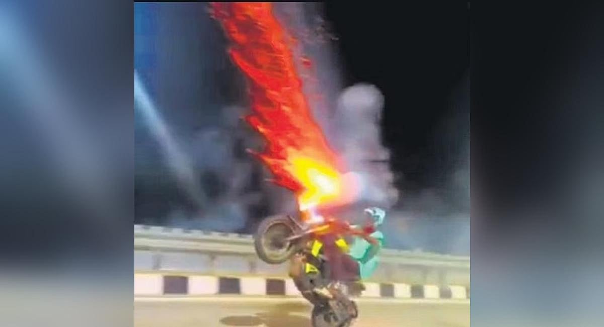 Tamil Nadu youth held after video of bike stunt goes viral