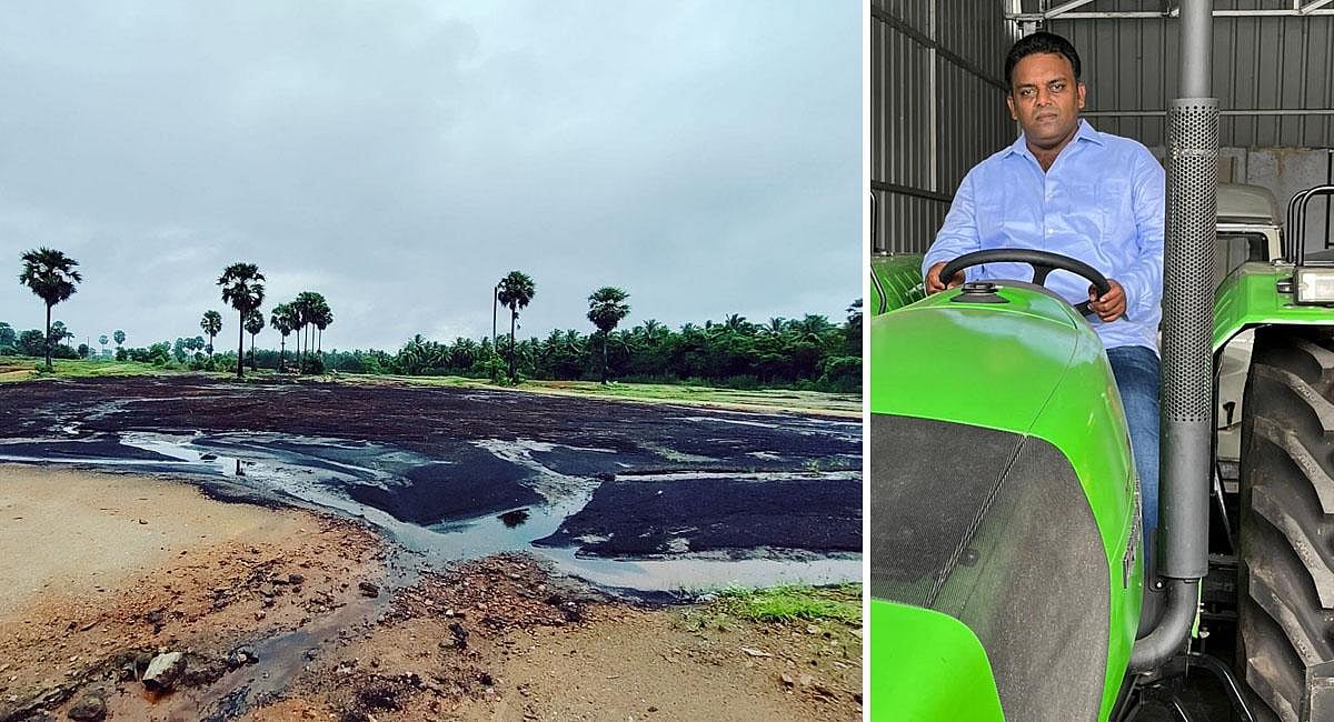 Pollachi man develops ‘ecofriendly’ automated device to process coir pith