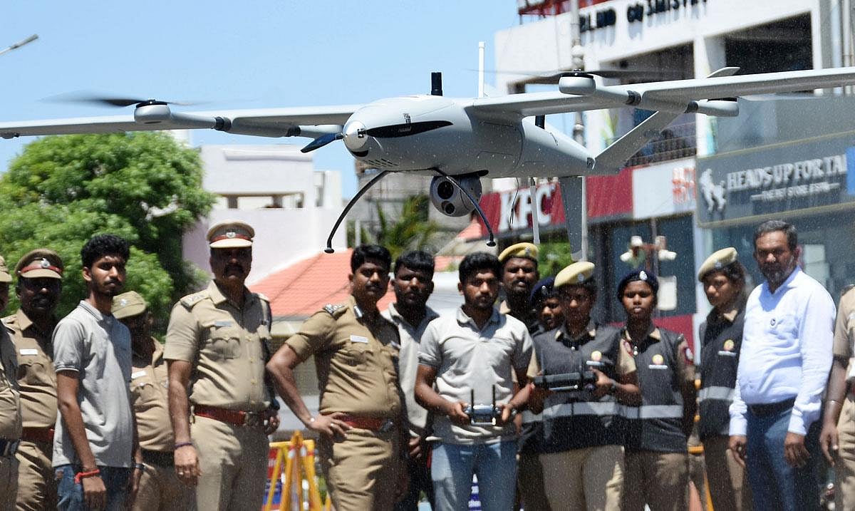 Chennai cops get India’s 1st drone unit worth Rs 3.6 crore
