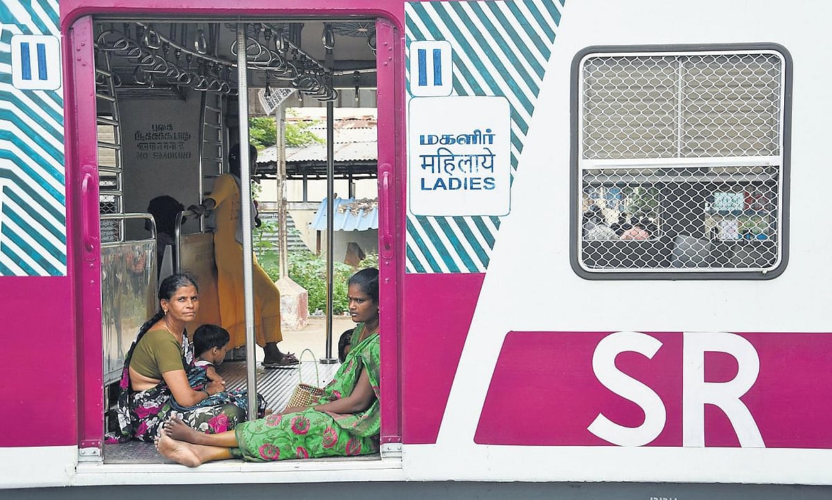 Ladies coaches to be in middle on Chennai's suburban trains