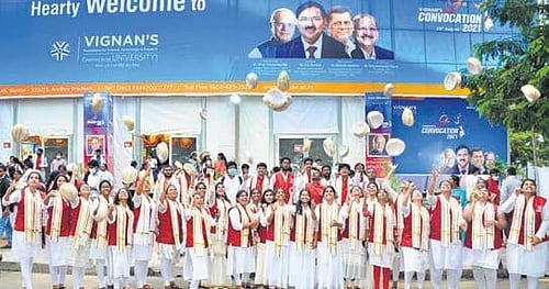1,821 students receive degrees in Andhra's Vignan University convocation
