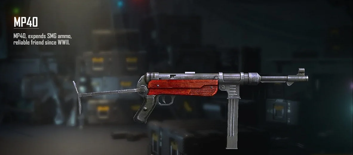 Compared to other SMGs, the MP40 is one of the worst guns in Free Fire.
