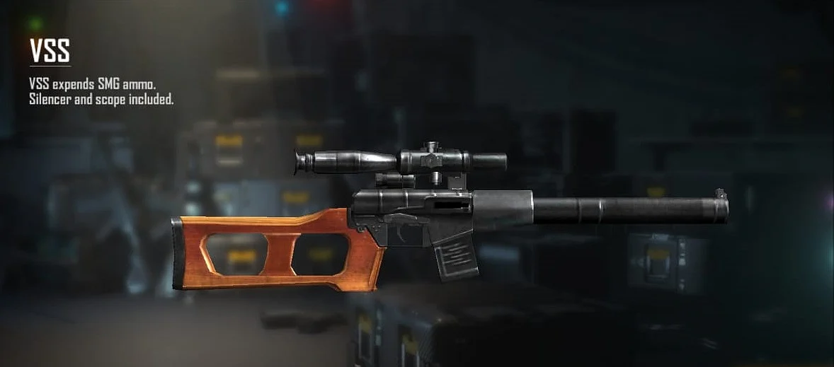 The VSS's low damage holds the gun back despite built-in attachments.