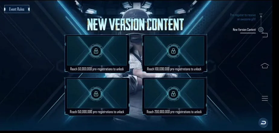 PUBG Mobile 1.5 - Various Pre-Registration Milestone Rewards