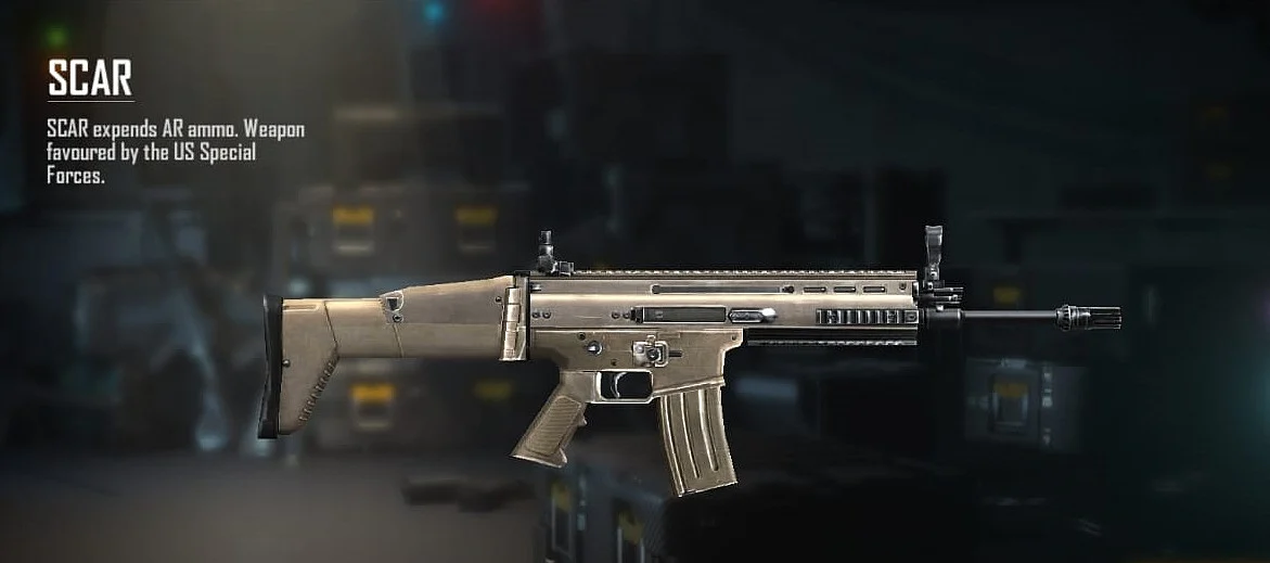 The SCAR has low recoil but is quite hard to control regardless. 