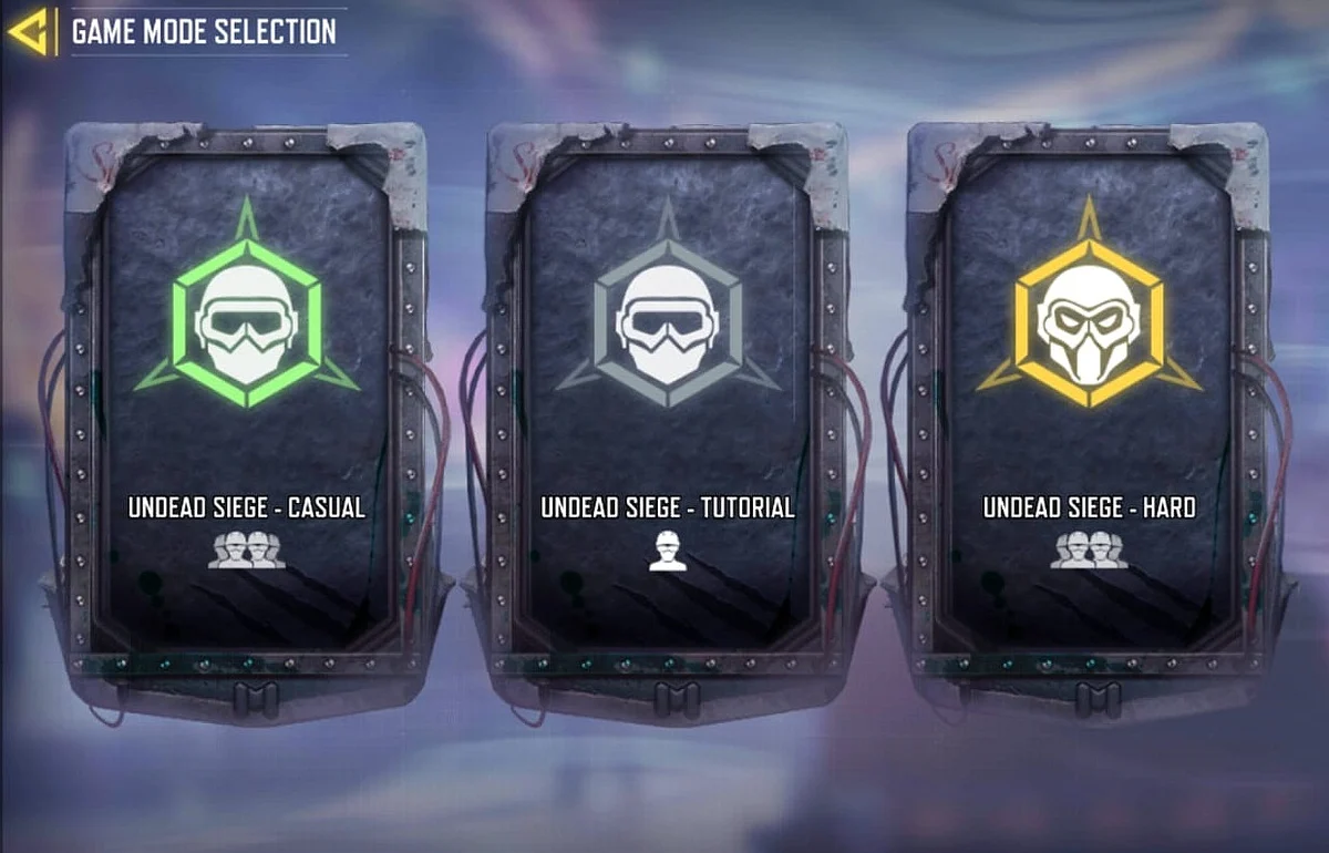 Select from one of three modes.