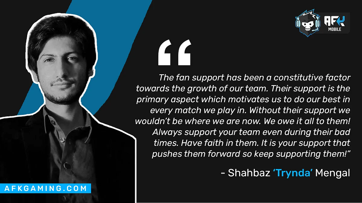 Trynda on Fan Support