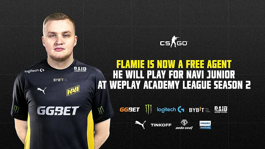 Flamie becomes free agent after more than six years in Na'Vi