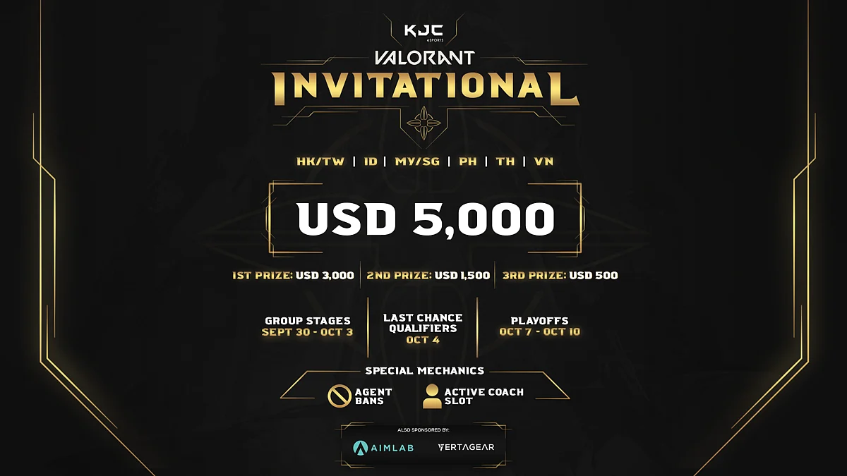 <div class="paragraphs"><p>KJC eSports Valorant Invitational</p></div>