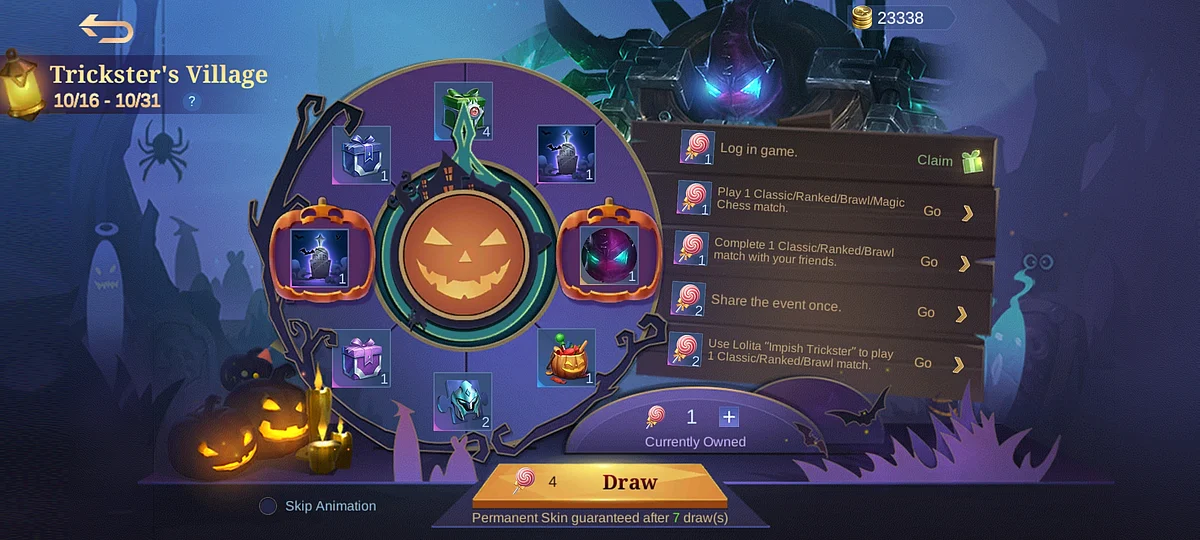 Trickster’s Village draw event preview.