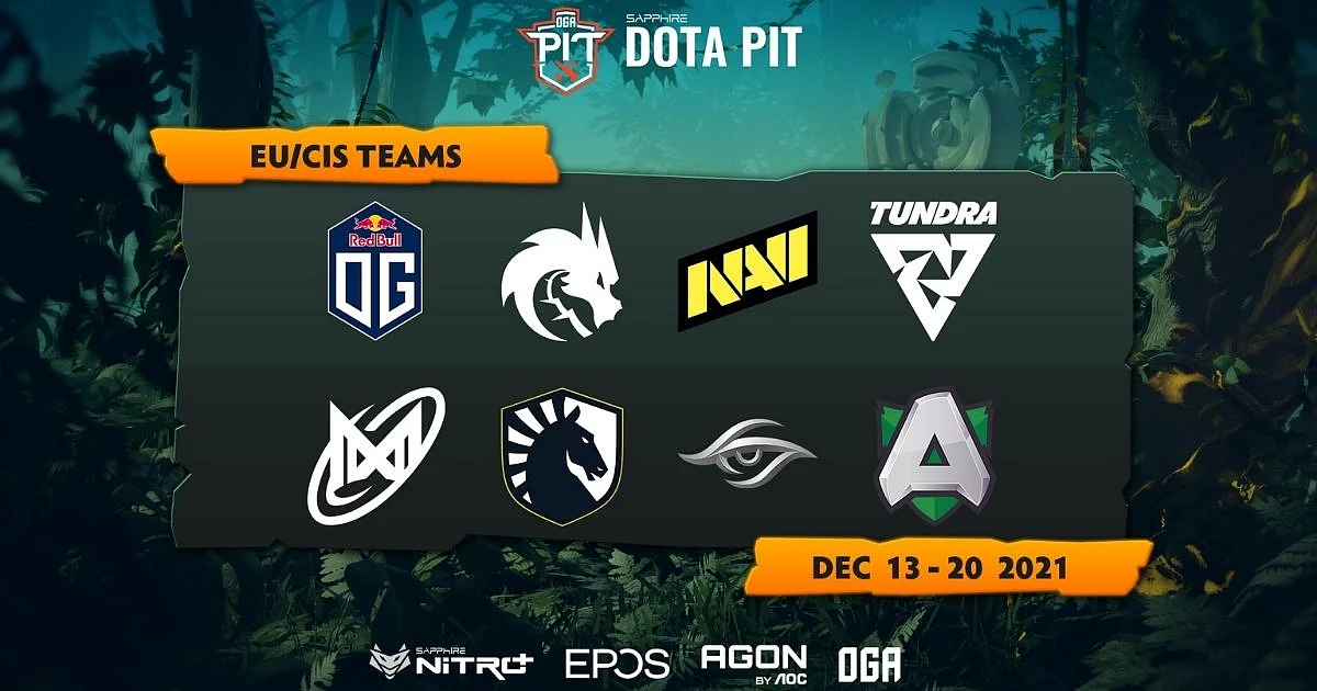 <div class="paragraphs"><p>OGA Dota PIT Europe/CIS S5 teams</p></div>