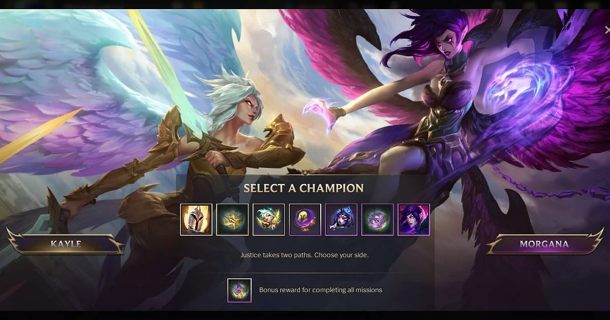 <div class="paragraphs"><p>Wild Rift Path of Justice: Missions, Rewards For Kayle and Morgana Tracks</p></div>