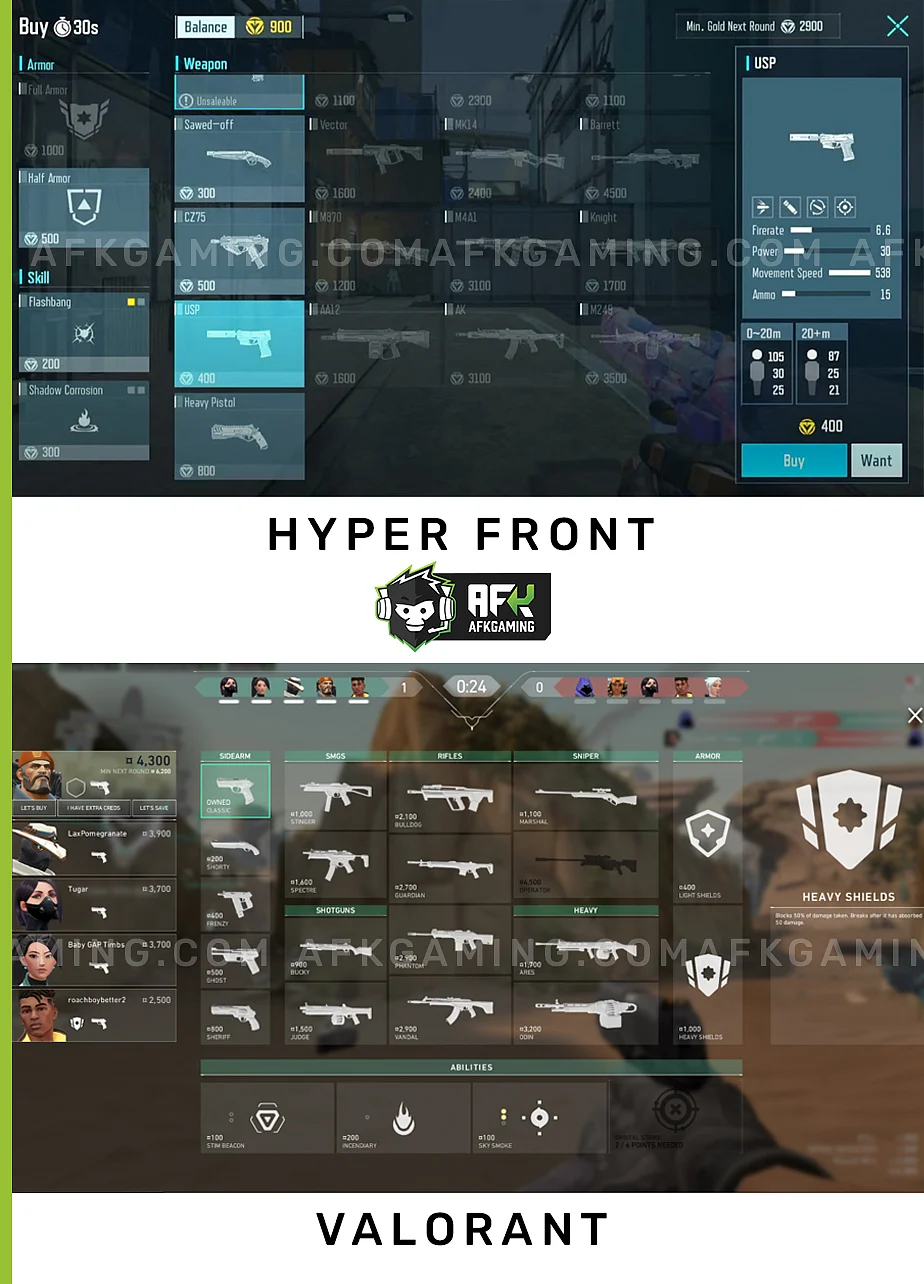 Hyper Front vs Valorant