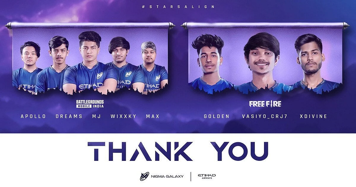 <div class="paragraphs"><p>Nigma Galaxy Bids Farewell to Its Free Fire and BGMI Rosters</p></div>