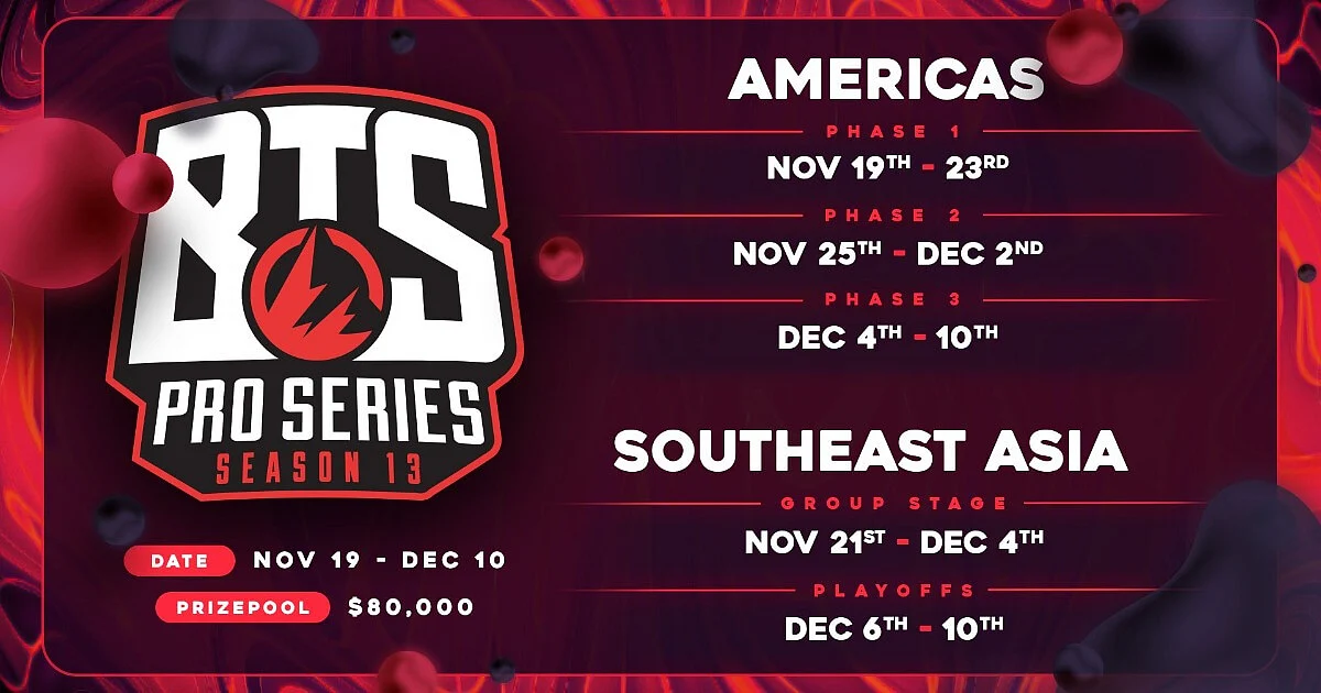 <div class="paragraphs"><p>BTS Pro Series S13 is Back!</p></div>