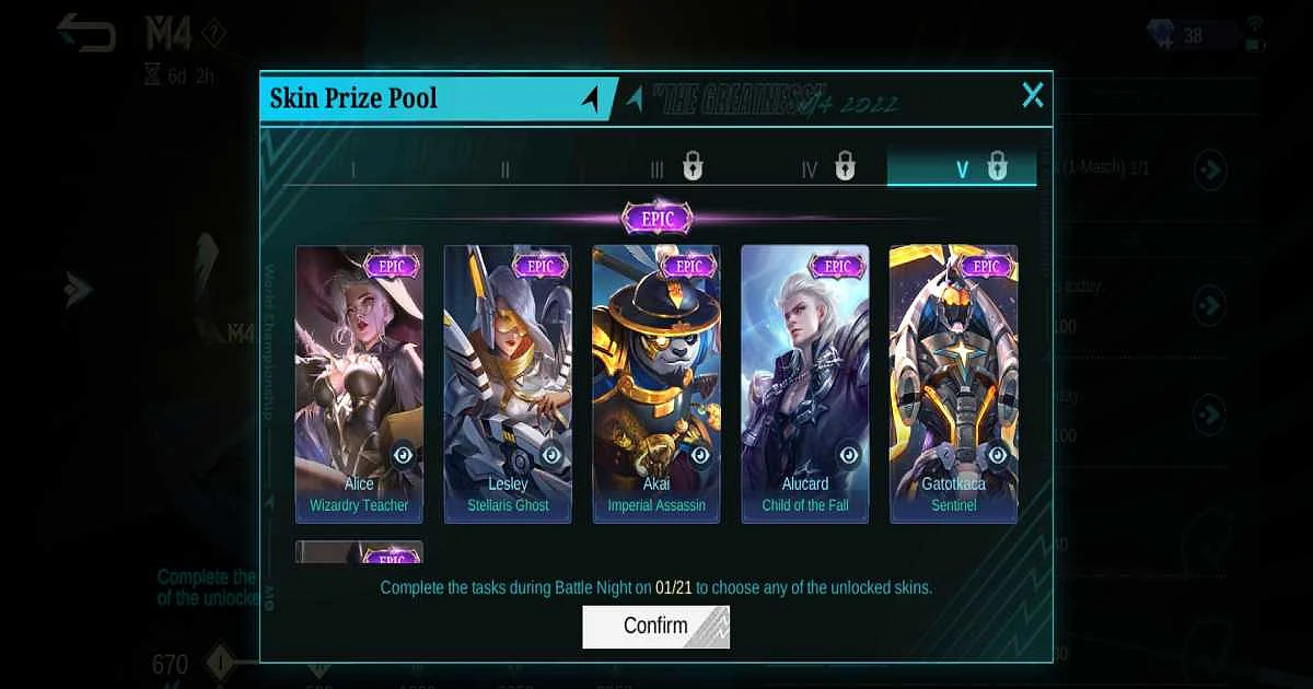 <div class="paragraphs"><p>M4 Battle Night Event: How to Win Free Epic Skins in MLBB</p></div>