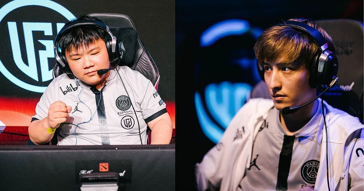 <div class="paragraphs"><p>XinQ and Ame with PSG.LGD at TI11</p></div>