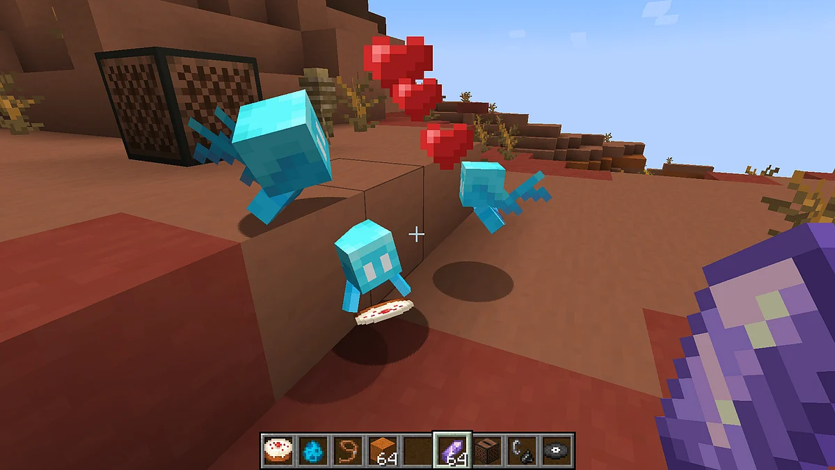You can breed allays in Minecraft by giving them amethyst shards.