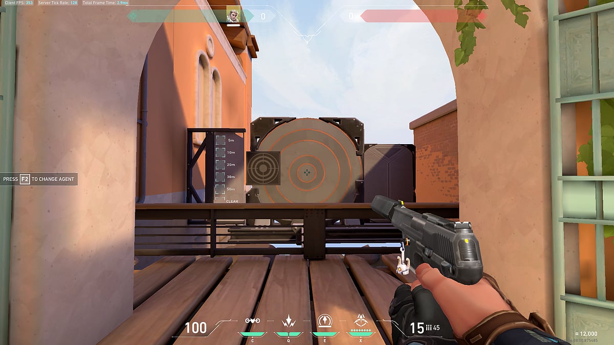 This crosshair is also great for learning to control your spray.