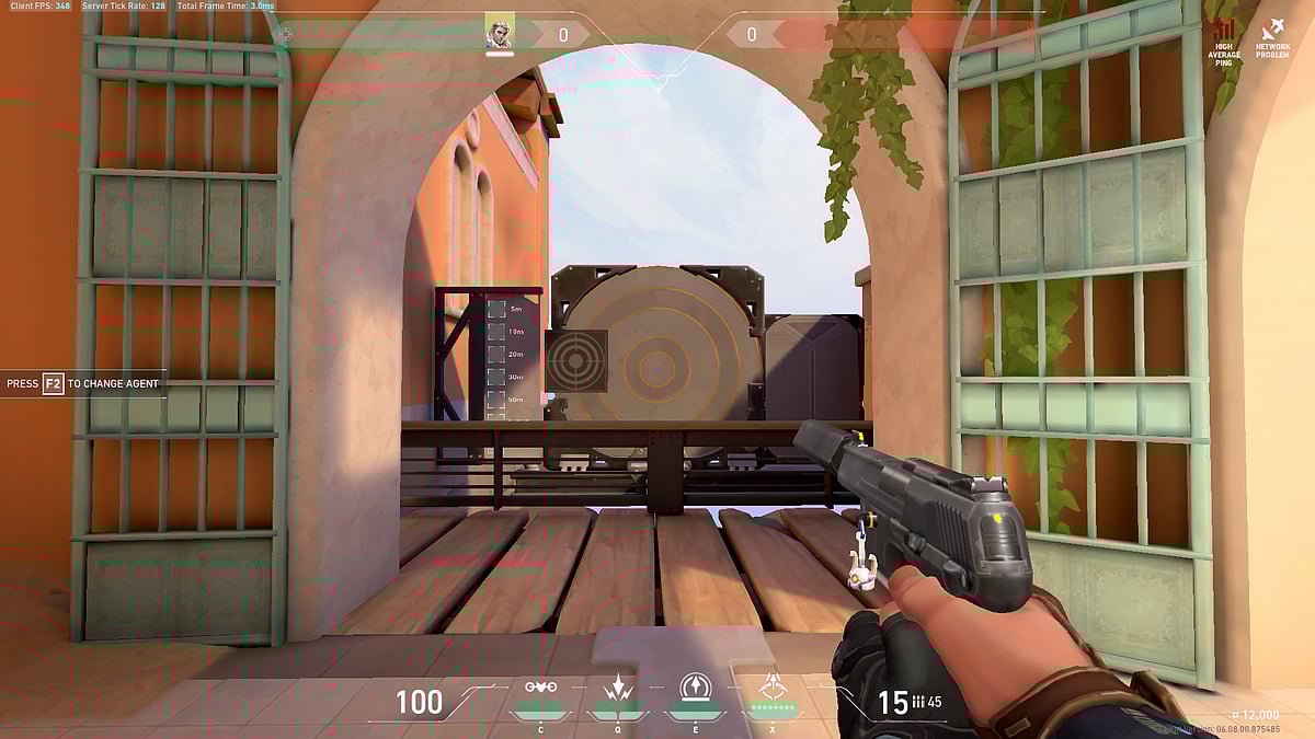 The circle crosshair will let you see your spray better.