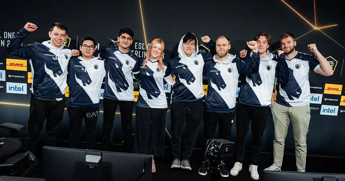 <div class="paragraphs"><p>Team Liquid players and support staff at the ESL One Berlin Major 2023</p></div>