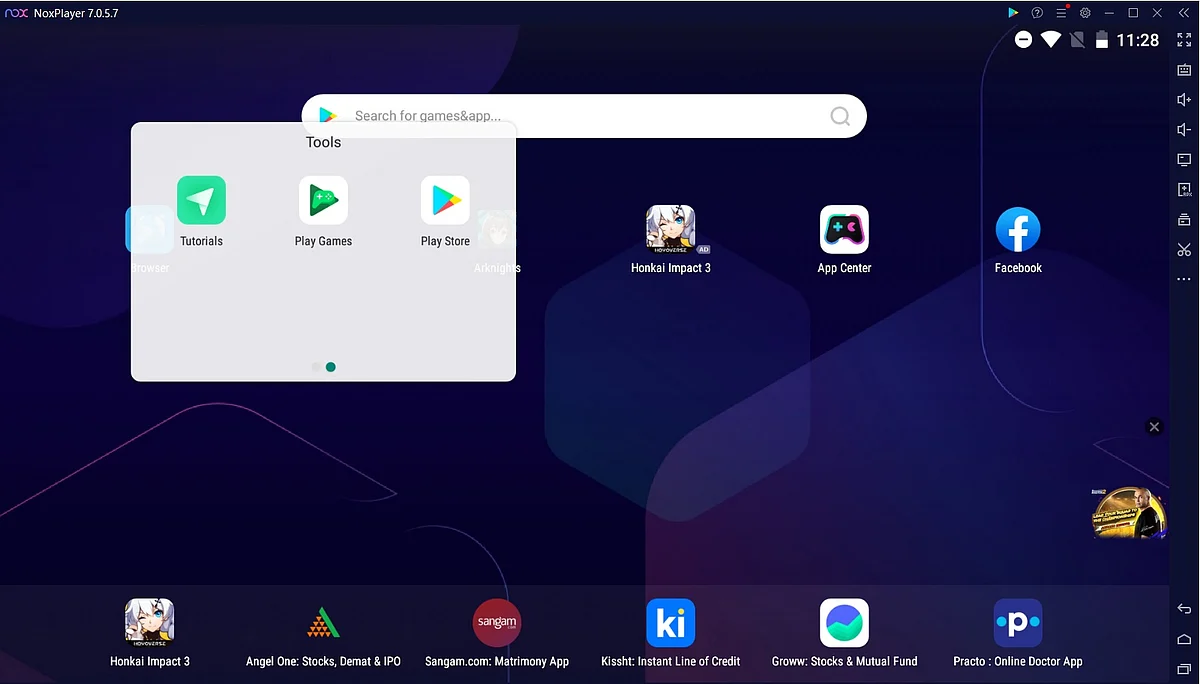 How to open Play Store - Nox