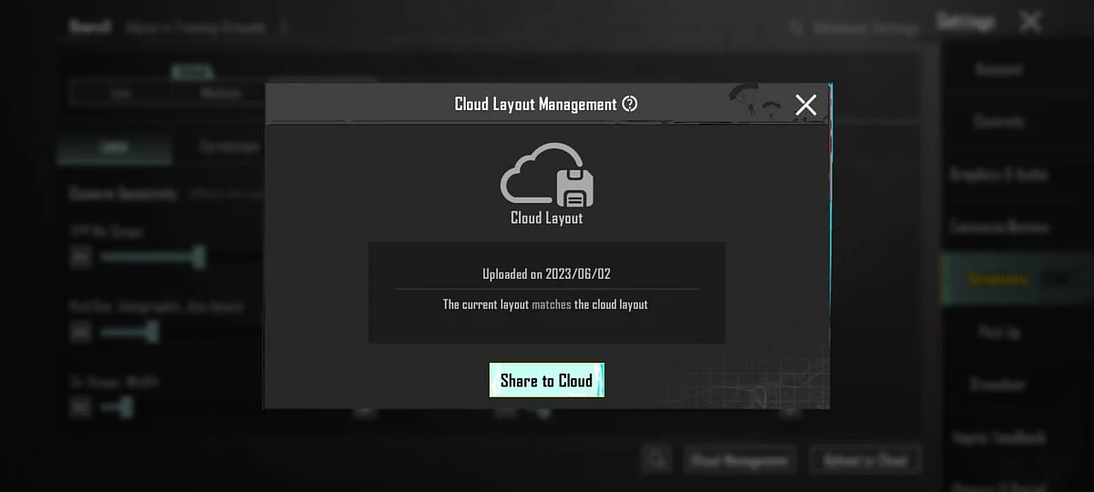 Once the code has been uploaded to the cloud, select Cloud Management