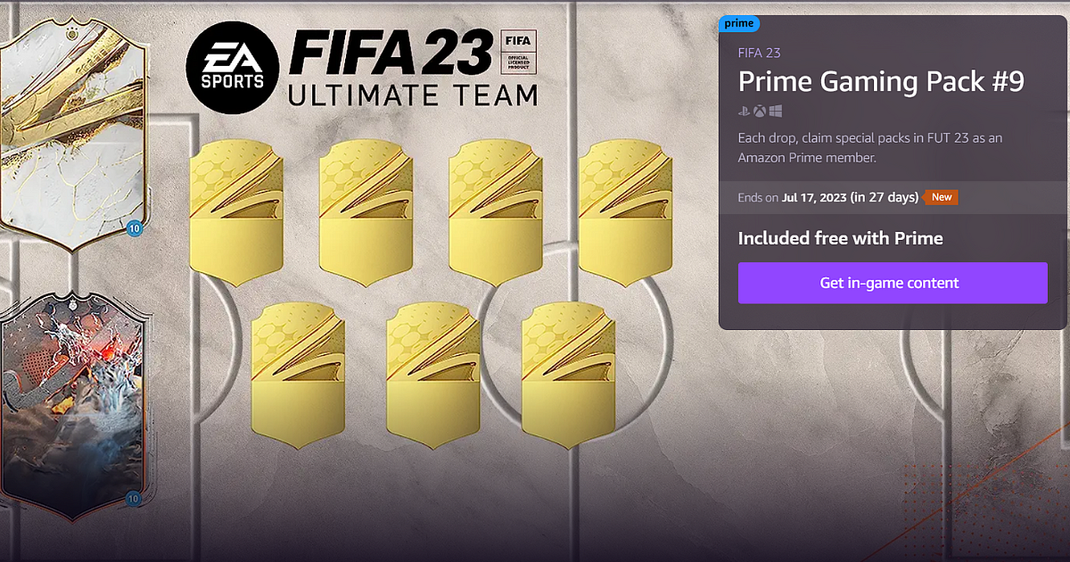 <div class="paragraphs"><p>FIFA 23 Prime Gaming</p></div>