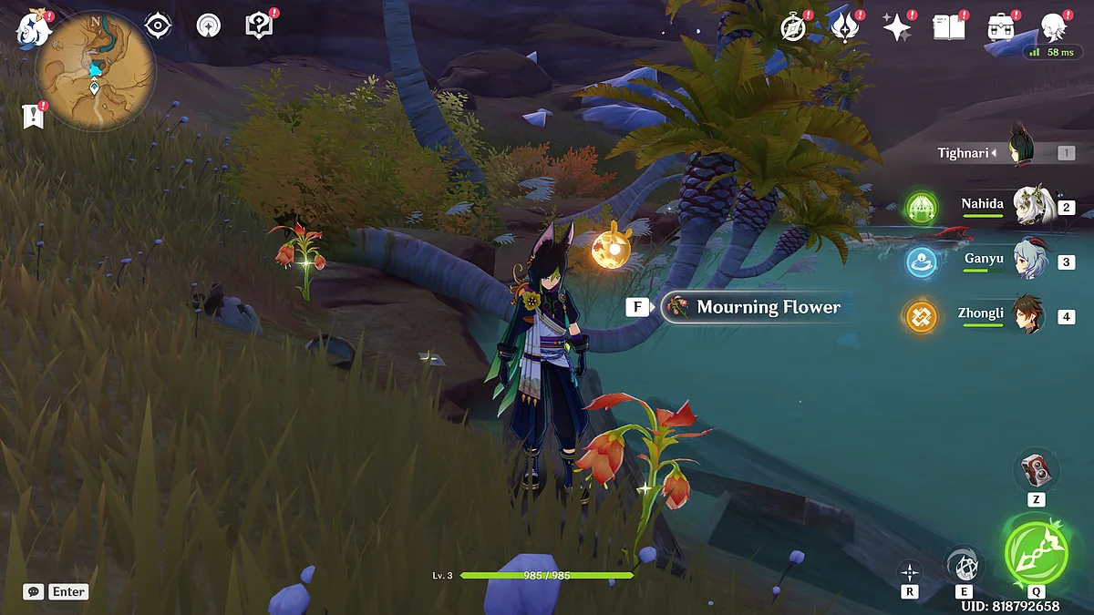 How to get Mourning Flower in Genshin Impact