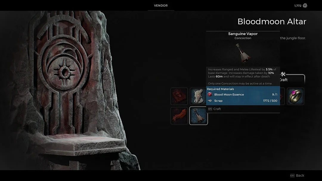 Blood Moon Essense in Remnant 2