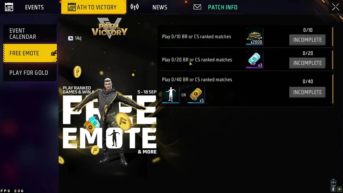 Getting Free Arm Wave emote