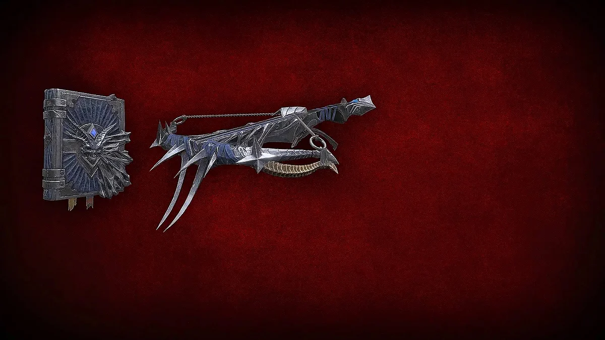 <div class="paragraphs"><p>Diablo 4’s Vermilion Dark Tome and Vermilion Bolt Thrower Bundle</p></div>