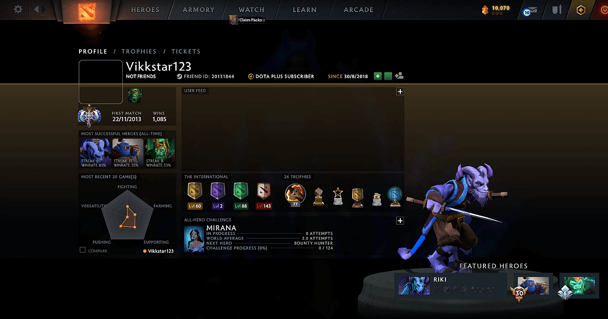 Vik's profile