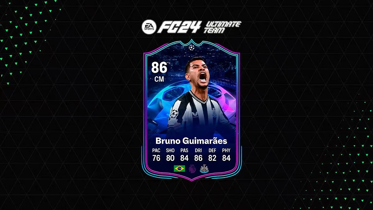 <div class="paragraphs"><p>EA FC 24 Bruno Guimaraes RTTK SBC: How to Complete, Price, and More</p></div>
