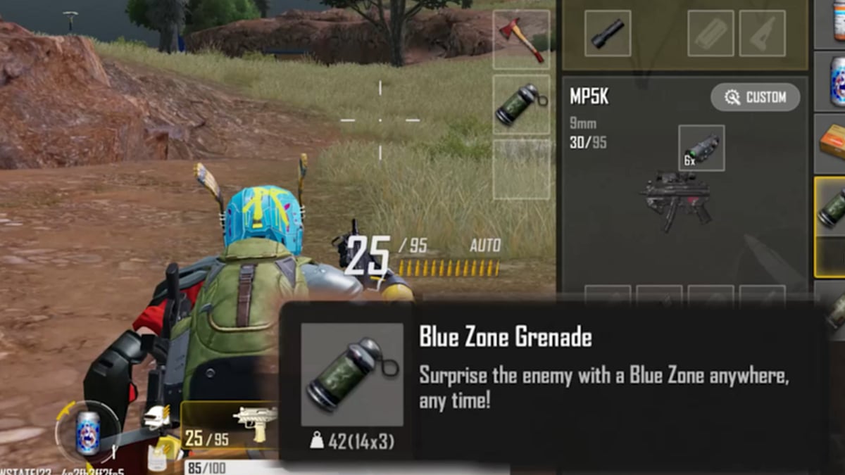 Blue Zone Grenade in New State