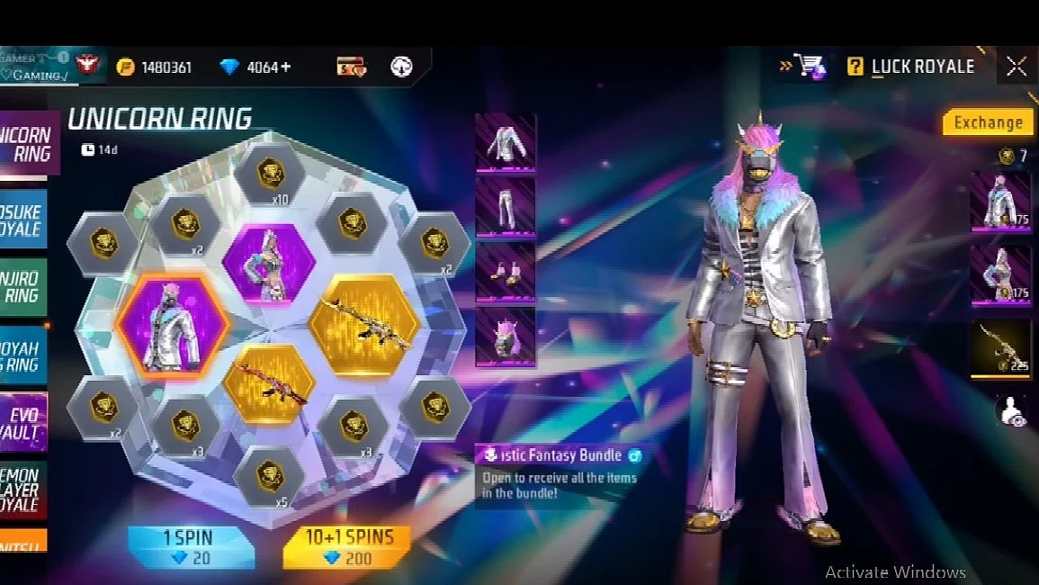 <div class="paragraphs"><p>Free Fire Unicorn Ring Event</p></div>
