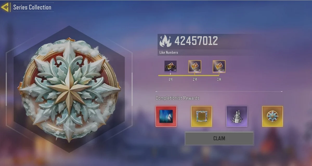 Players can drop a like and claim some extra Series Points.