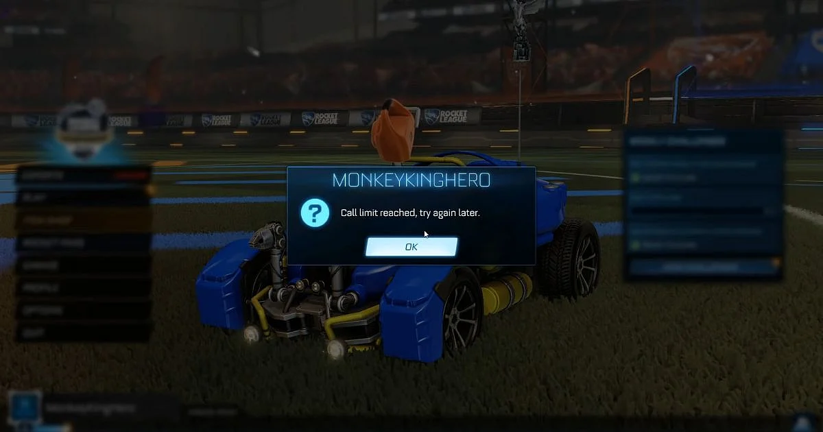<div class="paragraphs"><p>How to Fix the "Call Limit Reached" Error in Rocket League</p><p></p></div>