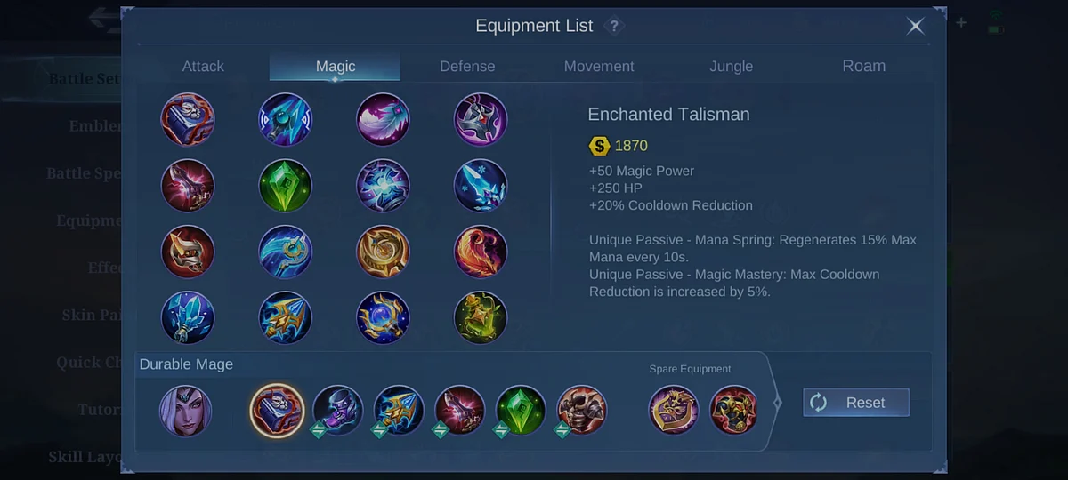 Best Item Build for Valentina in Mobile Legends