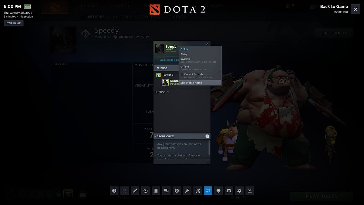 in-game Client