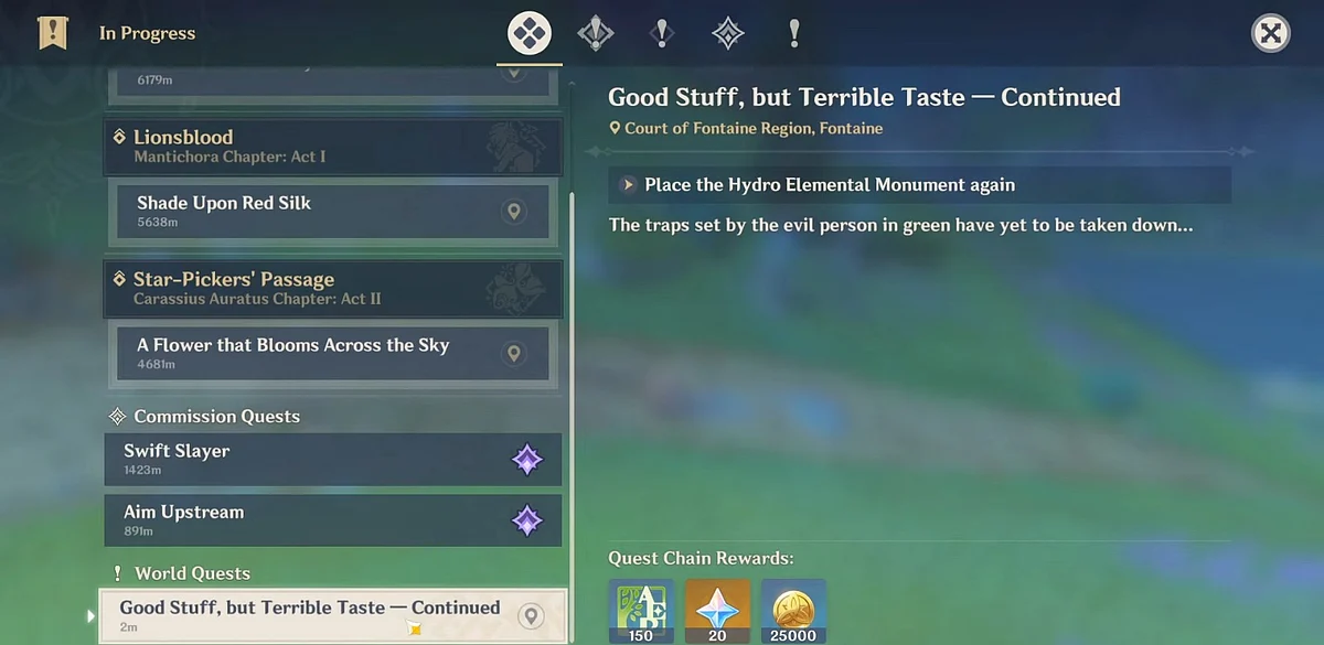 Genshin Impact: Salsa Puzzle Locations and Solutions in the 'Good Stuff, but Terrible Taste' World Quest