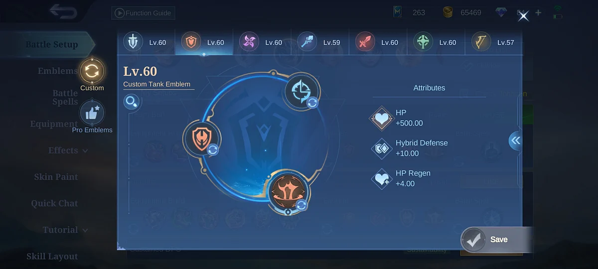 Best Johnson Emblem in Mobile Legends